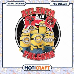 Minions Atlanta Falcons PNG Design