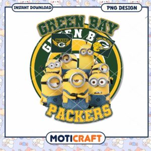 Minions Green Bay Packers PNG