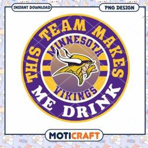 Minnesota Vikings PNG Sublimation Design