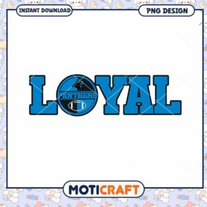 Carolina Panthers Loyal PNG Design