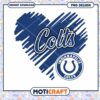 Indianapolis Colts Heart PNG Design Instant Download 2 Indianapolis Colts Heart PNG Design Instant Download