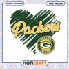 Green Bay Packers Heart PNG Download Design Art
