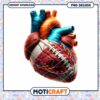 Heart Sports PNG Design Instant Download Art