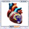 Los Angeles Rams Heart PNG Instant Download Design