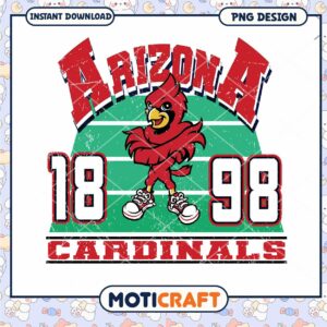 Arizona Cardinals PNG Design Instant Download Art