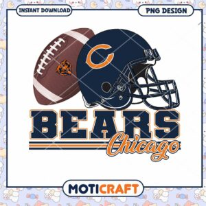 Chicago Bears Football Helmet PNG Download Design Chicago Bears Football Helmet PNG Download Design
