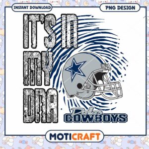 Dallas Cowboys DNA Fingerprint PNG