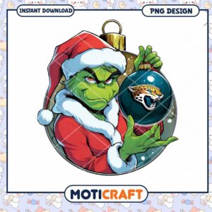 Grinch Jaguars Christmas Ornament PNG Grinch Jaguars Christmas Ornament PNG