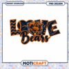 Chicago Bears Love PNG Design 1 Chicago Bears Love PNG Design