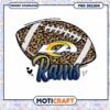 Leopard Rams Football PNG Design