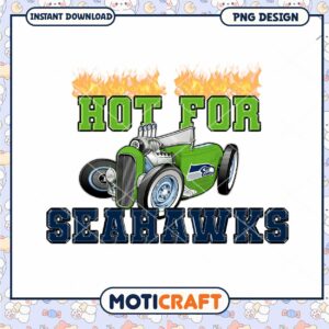 Seahawks Hot Rod PNG Design