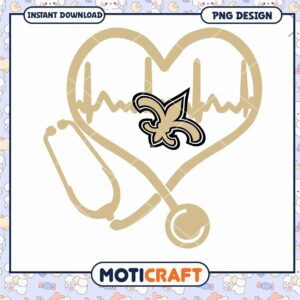 Saints Heart Stethoscope PNG Design Saints Heart Stethoscope PNG Design