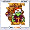 Grinch Washington Commanders PNG