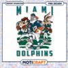 Miami Dolphins Looney Tunes PNG Design 1 Miami Dolphins Looney Tunes PNG Design
