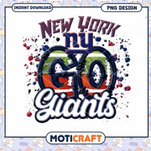 New York Giants PNG Sublimation Design