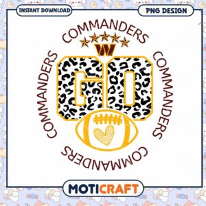 Commanders Go Leopard Print PNG Commanders Go Leopard Print PNG