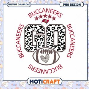 Buccaneers Go Leopard PNG Design Buccaneers Go Leopard PNG Design