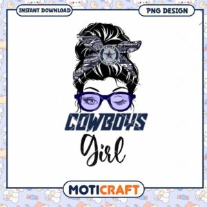 Dallas Cowboys Girl PNG Sublimation Dallas Cowboys Girl PNG Sublimation