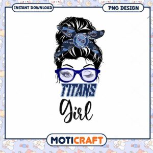 Titans Girl PNG Sublimation Design