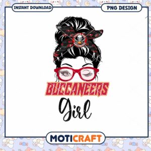 Tampa Bay Buccaneers Girl PNG Design Tampa Bay Buccaneers Girl PNG Design
