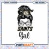 Saints Girl PNG Sublimation Design 2 Saints Girl PNG Sublimation Design