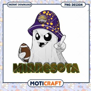 Minnesota Vikings Ghost PNG Design