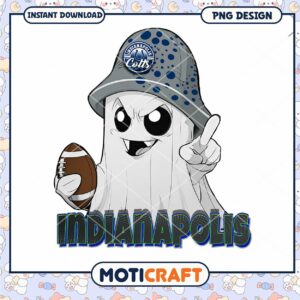 Indianapolis Colts Ghost PNG Sublimation