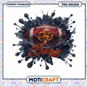 Chicago Bears Football PNG Sublimation Chicago Bears Football PNG Sublimation