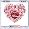 Atlanta Falcons Heart PNG Design 1 Atlanta Falcons Heart PNG Design