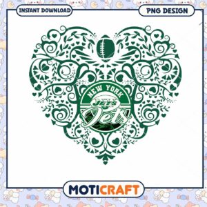 New York Jets Heart PNG Design New York Jets Heart PNG Design