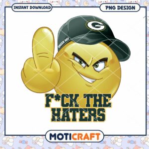 Green Bay Packers Emoticon PNG Design