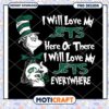 Cat in Hat Jets PNG Sublimation Design