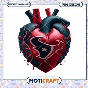 Houston Texans Heart PNG Design Houston Texans Heart PNG Design