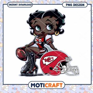 Black Betty Boo Kansas City Chiefs PNG