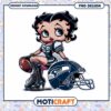Option 1 (Focus on character) Betty Boop Seahawks PNG Football Girl