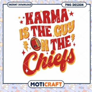 Karma Chiefs Football PNG Design