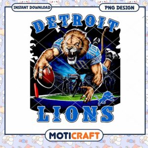 Detroit Lions PNG Sublimation Design Detroit Lions PNG Sublimation Design