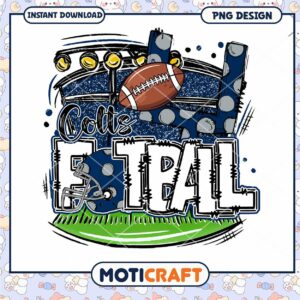 Colts Football PNG Design Instant Download Colts Football PNG Design Instant Download