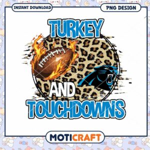 Turkey Touchdowns Carolina Panthers PNG