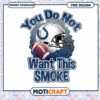 Colts Football Smoke PNG Design 2 Colts Football Smoke PNG Design