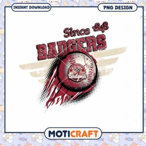 Wisconsin Badgers Baseball Design Since 1848 PNG Art