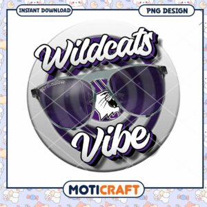 Wildcats Vibe PNG Design for Instant Download Art