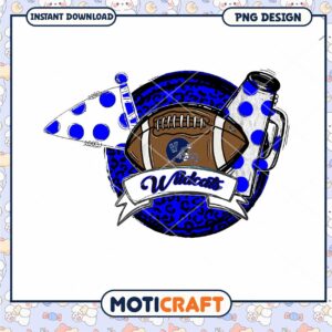 Wildcats Football PNG Sublimation