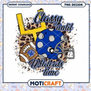 Wildcats Football PNG Design