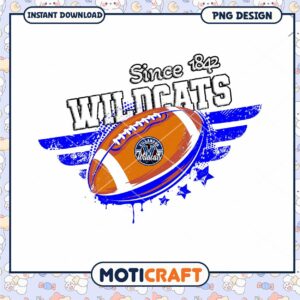 Wildcats Football Design Since 1842 PNG Instant Download