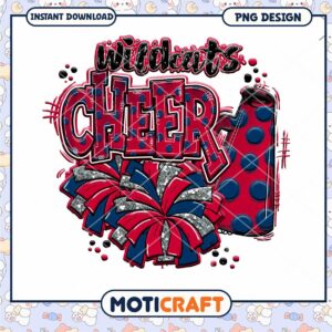 Wildcats Cheer PNG Printable for Kids Fun Activities