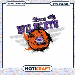 Wildcats Basketball Since 1863 PNG Design Download