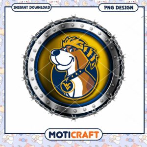 West Virginia University Mascot PNG Graphic Downloadable