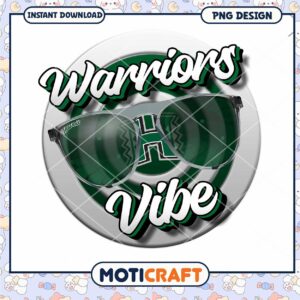 Warriors Vibe Sunglasses PNG Design Instant Download