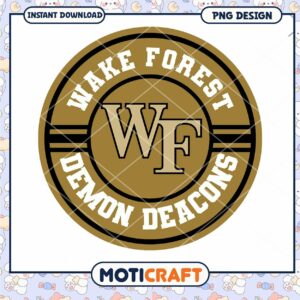 Wake Forest Demon Deacons PNG Design Instant Download